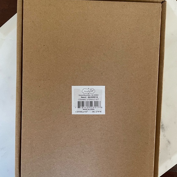 Mudpie Gold Ceramic Cheese Knife Set NEW - Picture 3 of 5